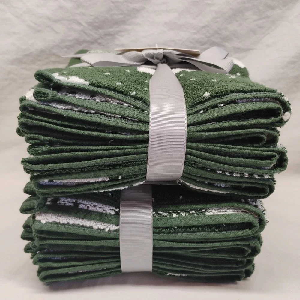 Better Homes & Gardens‎ Signature Soft Holiday Decor 4ct Hand Towel Wintery Tree